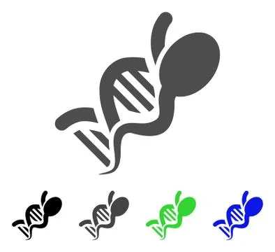 Genetics Vector Icon 스톡 일러스트
