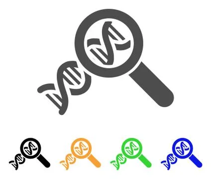 Genetics Vector Icon イラスト素材