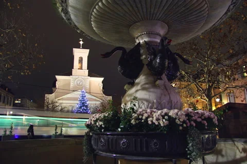 Geneva at christmas Video stock 46008719