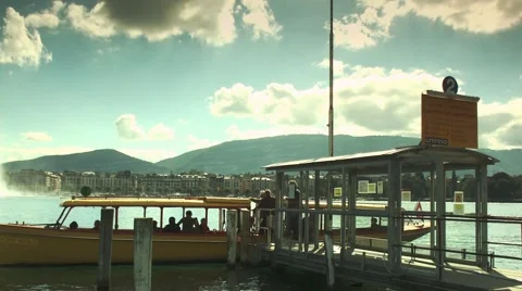 Geneva lake Stock Footage 1006915