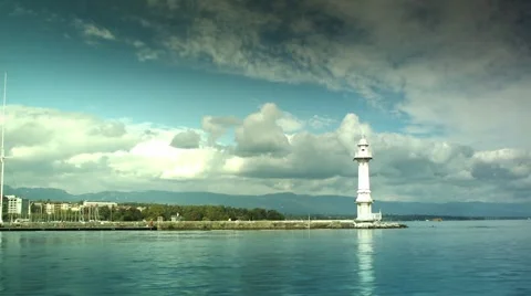 Geneva lake Vídeos de archivo 1014221