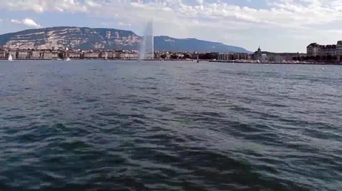 Geneva Lake Moving Time Lapse Stock Footage 48533211