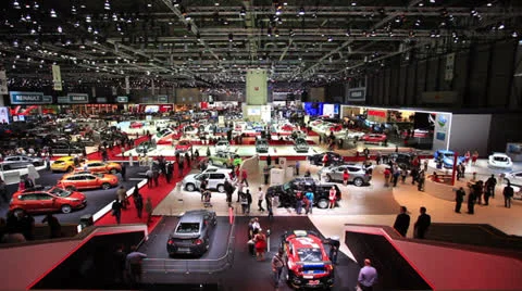 Geneva Motor Show 2012 Stock Footage 23801833