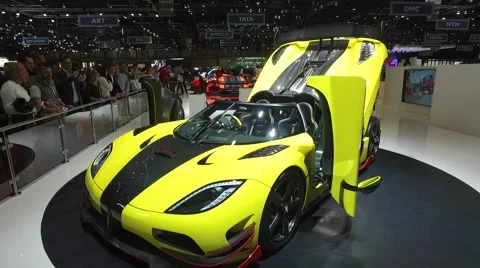 Geneva motor show 2016 Stock Footage 63631397