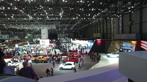 Geneva motor show 2016 Stock Footage 63631406