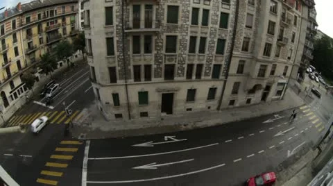 Geneva street Stockbeeldmateriaal 12319081