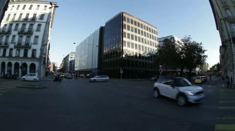 Geneva-street Stockbeeldmateriaal 12367429