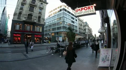 Geneva-street Stock Footage 12367485