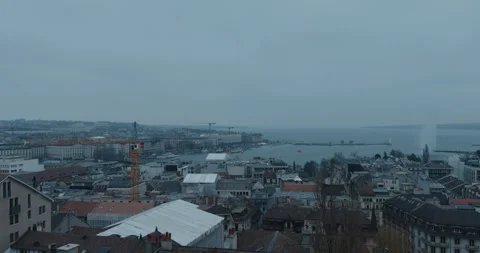 Geneva from the top Stock Footage 325532659