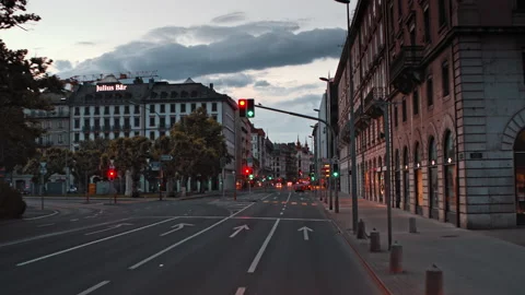 Geneva view from the air Stock Footage 160773424