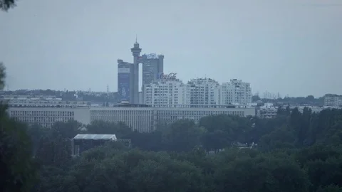 Genex Tower Belgrade 2 - Black Magic Stock Footage