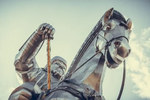 Genghis Khan Monument Stock Photos