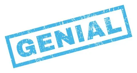 Genial Rubber Stamp Stock Illustration