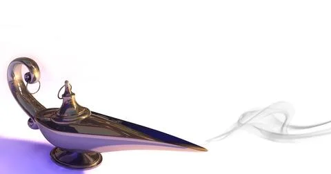Genie Lamp Stock Illustration