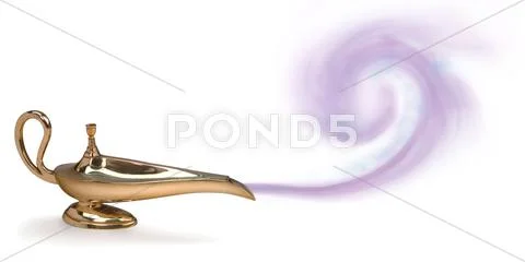 Genie lamp Stock Photos