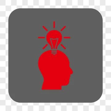 Genius Bulb Interface Toolbar Button Stockillustratie