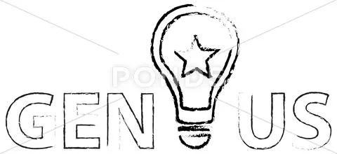 Genius Idea Stock Illustration