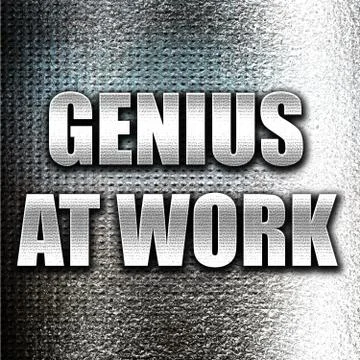 Genius at work Stock Illustration