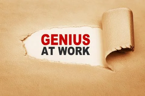 Genius At Work Stock Photos