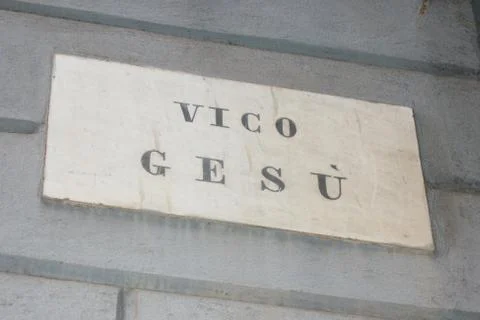 Genoa milepost Stock Photos