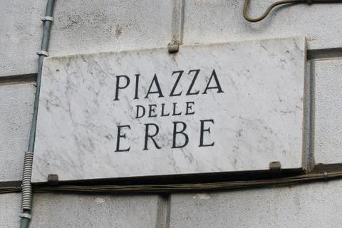 Genoa milepost Stock Photos
