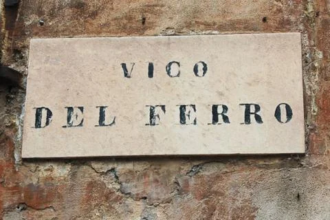 Genoa milepost Stock Photos