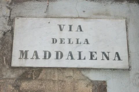 Genoa milepost Stock Photos