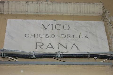 Genoa milepost Foto stock