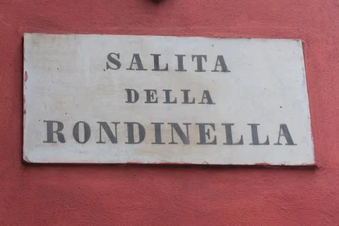 Genoa milepost Stock Photos