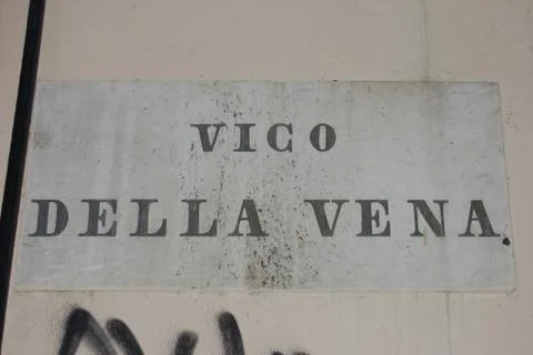Genoa milepost Stock Photos