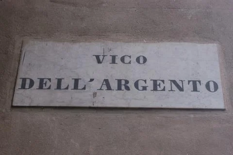 Genoa milepost Stock Photos