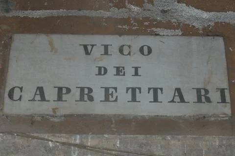 Genoa milepost Stock Photos