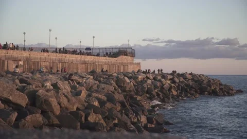 Genoa Seafront Reef 4 K Видео 146771084