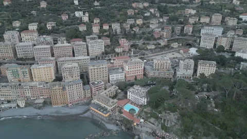 Genoa Skyline Stock Footage 301792258