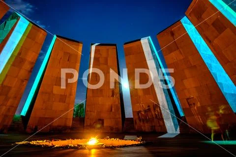 Genocide memorial, Yerevan Stock Photos