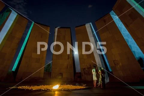 Genocide memorial, Yerevan Stock Photos