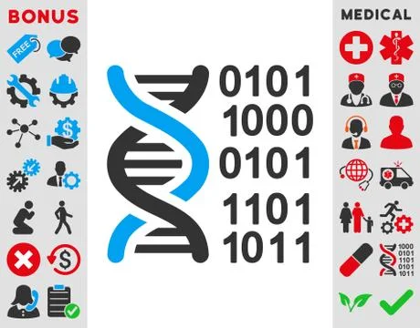 Genome Code Icon イラスト素材