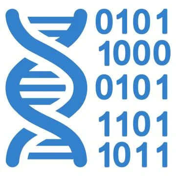 Genome Code Icon Illustrazione stock
