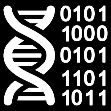 Genome Code Icon Stockillustratie