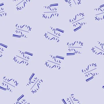 Genome editing genetic engineering glyph seamless pattern イラスト素材