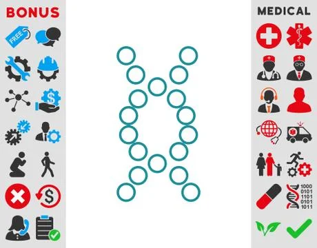 Genome Icon Illustrazione stock
