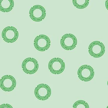 Genome map genetic engineering line seamless pattern Illustrazione stock