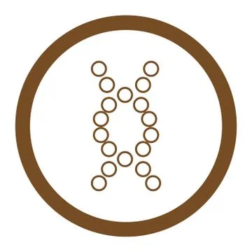 Genome Rounded Vector Icon イラスト素材