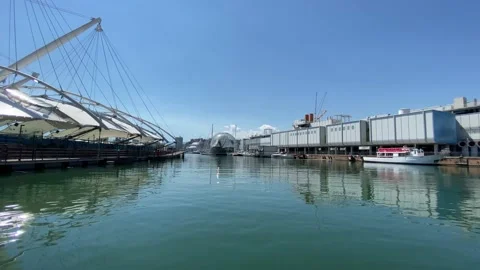 Genova Harbor Stock Footage 133579512