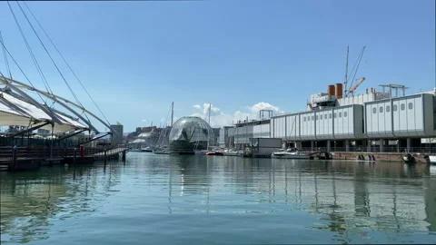 Genova Harbor Stock Footage 133579846