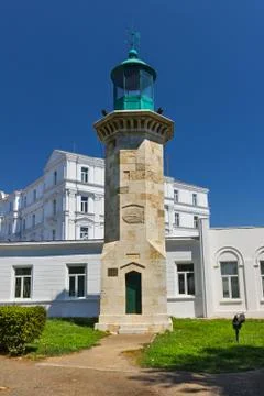 Genovese lighthouse in Constanta Stock Photos