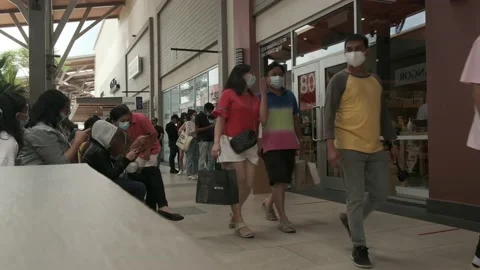 Genting Highlands Premium Outlets during Covid-19 Stock Footage 135088111
