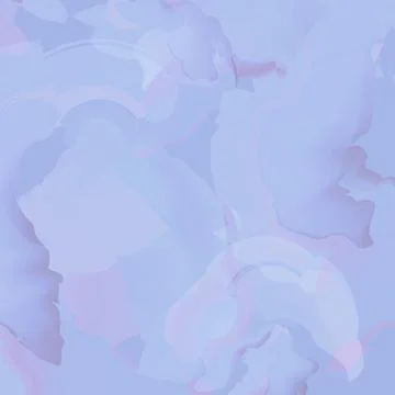 Gentle abstract background with different smooth shapes. 3d. Stock Illustration