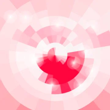 Gentle abstract circular background pink light Stock Illustration