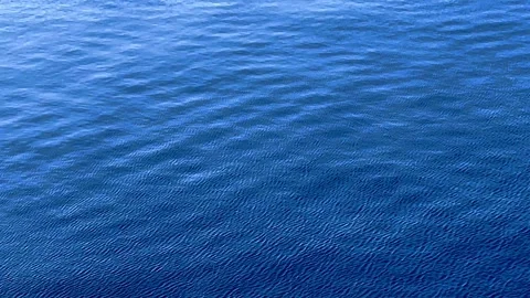 Gentle and fine sea waves seen from a distance Stock Footage 260126331